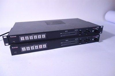Lot of 2 Extron IN1606 6 INPUT HDCP-COMPLIANT Scaling Presentation Switcher 
