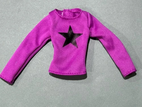 Barbie Fashion Fever Star Themed Purple Long sleeve top - Free US Ship 🟣