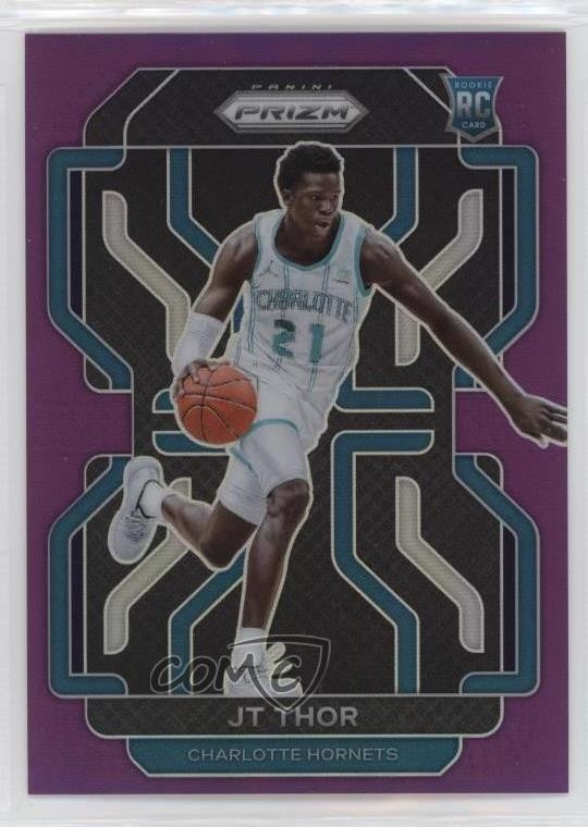 2021-22 Panini Prizm Purple Prizm 97/99 JT Thor #272 Rookie RC 0c3