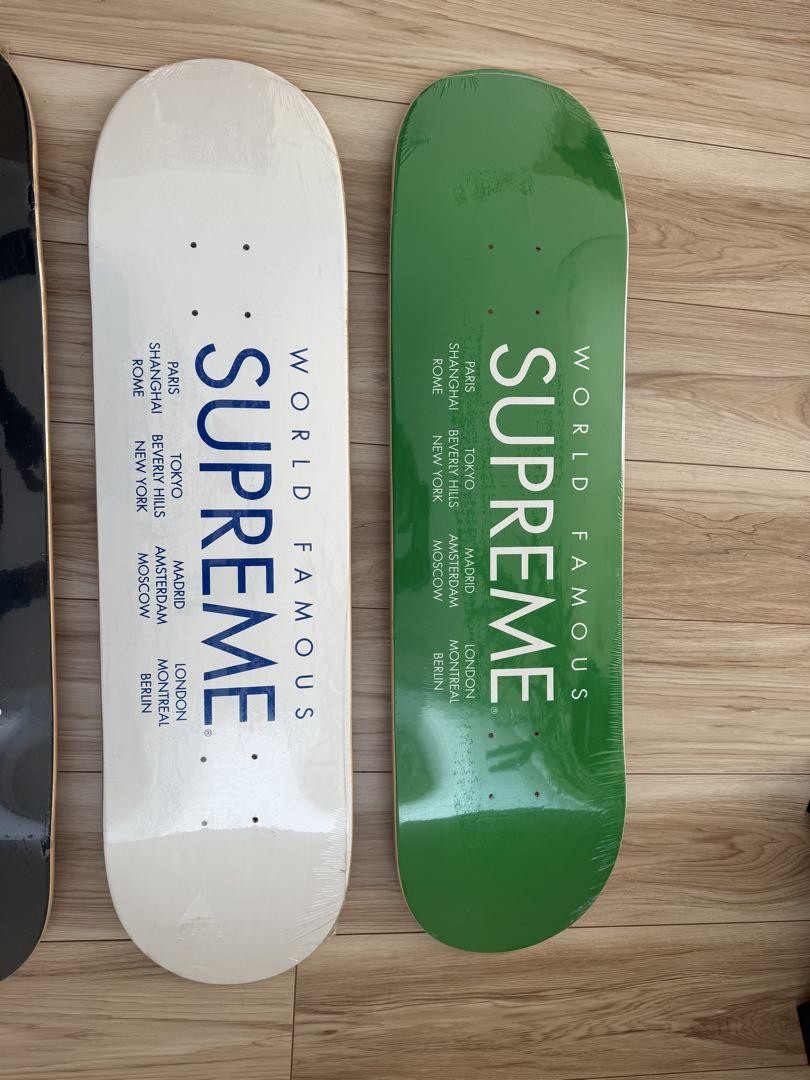 Supreme World Famous Skateboard Deck セット Supreme World Famous Skateboard Deck Set 4-Color with