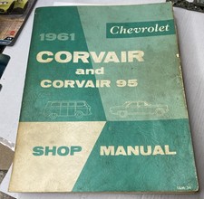 1961 Chevrolet Shop Service Manual Corvair And Corvair 95 Sm 34 Illustrated