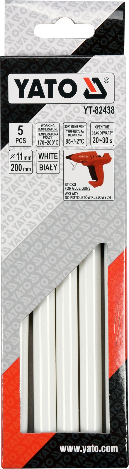 ✅Fits YATO NARZ�DZIA YT-82438 HOT MELT ADHESIVE 11,2x200MM 5PCS WHIT ⭐UK Seller⭐