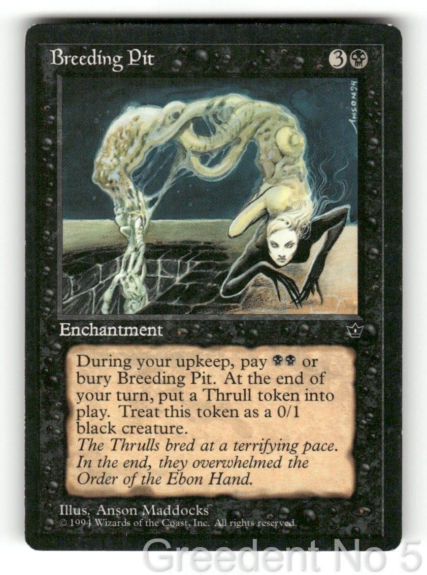 Breeding Pit Uncommon Fallen Empires Magic: The Gathering Heavily Played