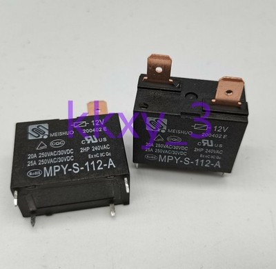 2 PCS NEW MEISHUO relay MPY-S-112-A 12V #iw