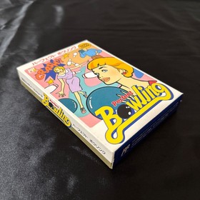 Perfect Bowling W/box Instruction Famicom FC Cartridge Brand new Unopened