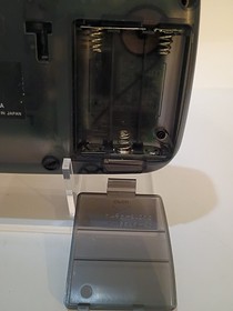 RARE Authentic Smoke Clear Black Sega Game Gear Console w Modern LCD US Seller