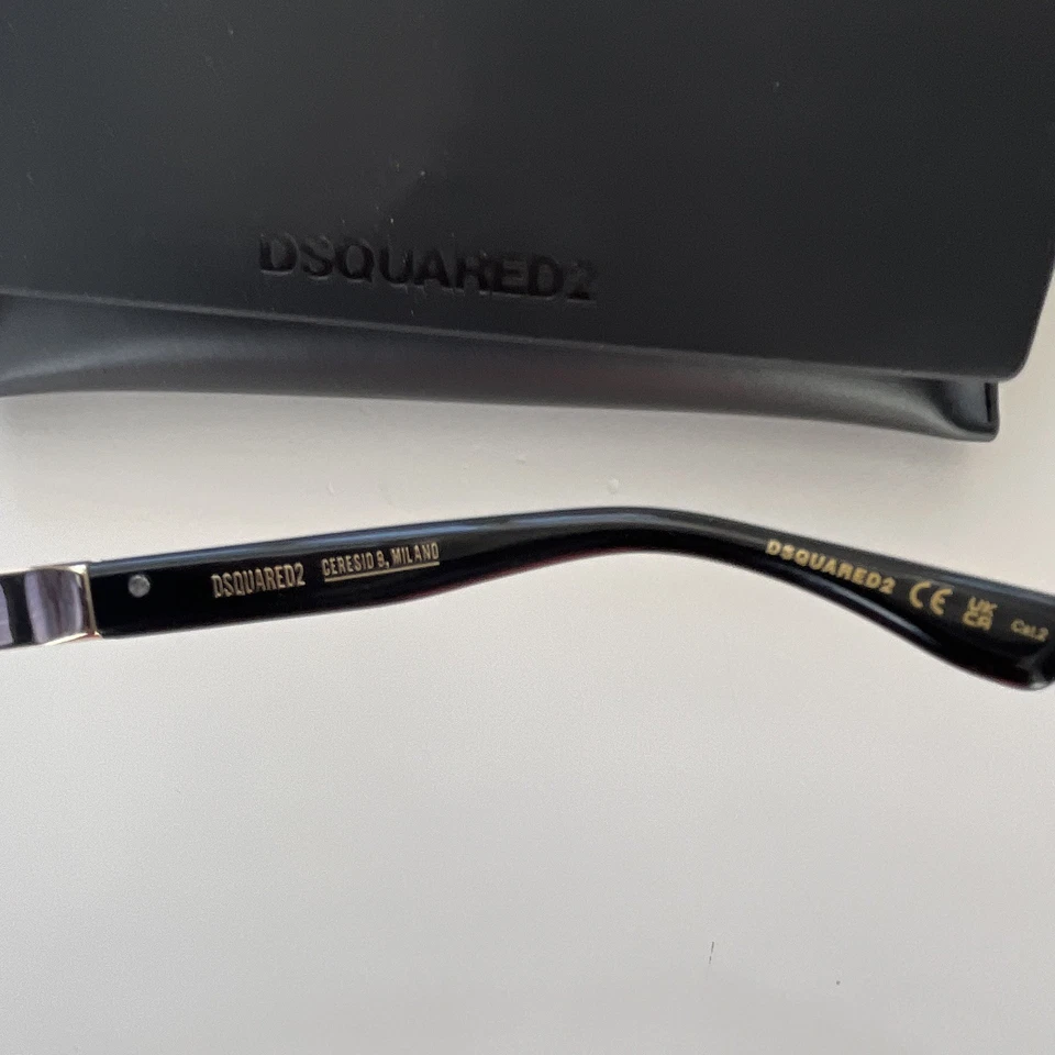 Dsquared2 Damen Sonnenbrille Pilot schwarz, grau getönt, Kunststoff/Metall - Bild 4 von 4