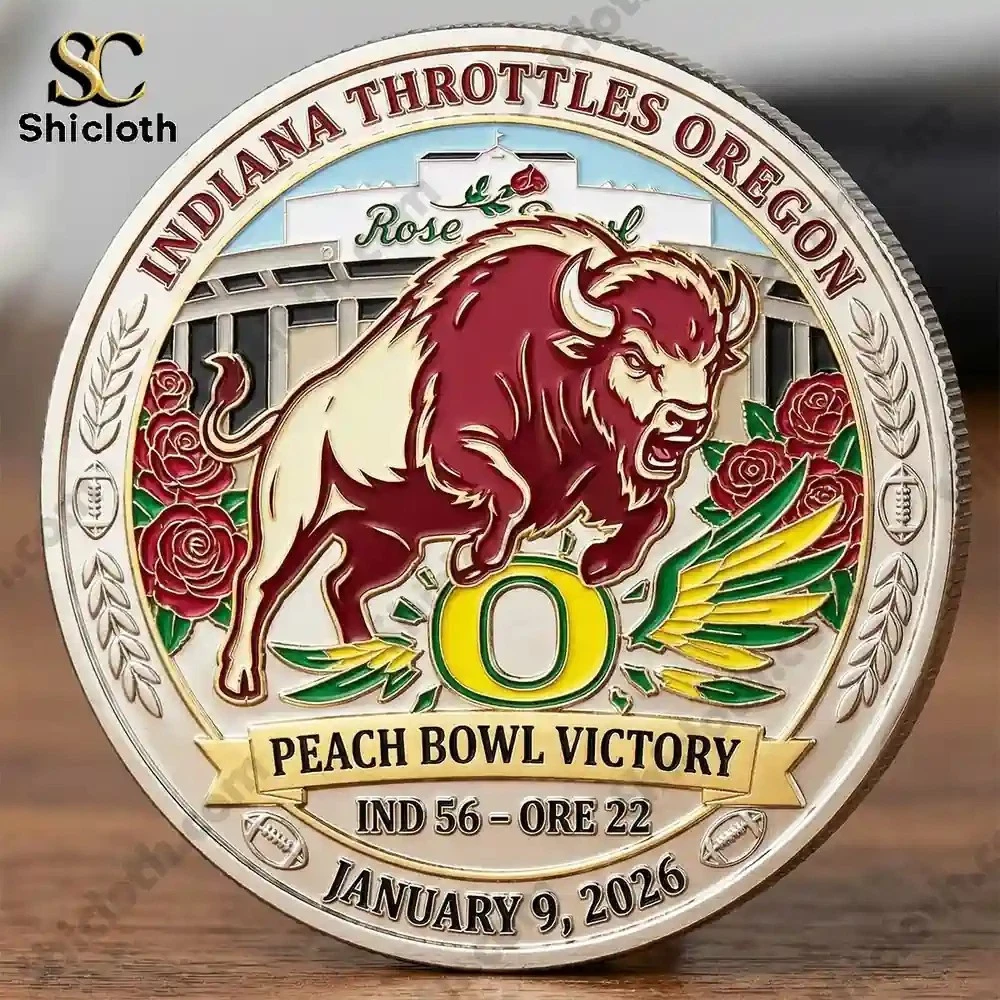 Hoosiers Peach Bowl Champions Commemorative Coin