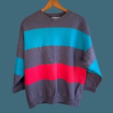 Vintage 90s Saturdays Colorblock Crew Neck Sweatshirt