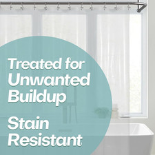 Extra Long Shower Curtain Liner with Magnets, 72X84 XL Clear PEVA S