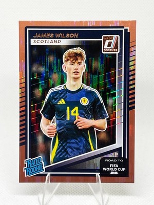 2025-26 Panini Donruss FIFA World Cup James Wilson #232 BRONZE Scotland Rookie
