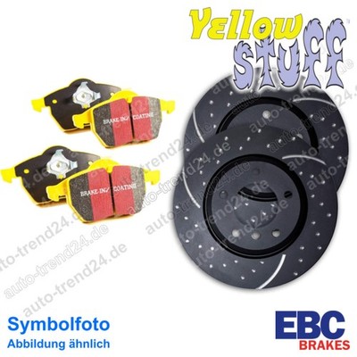 EBC Turbo Groove Black Bremsscheiben, Beläge vorne für VW Scirocco 137 138 08-17