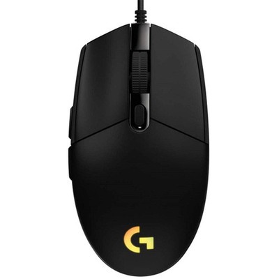 Logitech G102 LIGHTSYNC Gaming Mouse for Right-Handed Users, Optical, 6 Buttons,