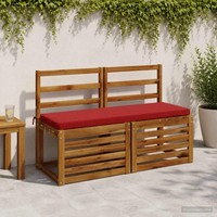 Bankkissen Soest 100 % Polyester Weinrot 120 X 40 X 5 Cm