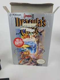 Castlevania III: 3 Dracula's Curse Authentic Nintendo NES Boxed No Manual Tested