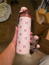 2026 24oz Owala Holiday Take A Bow Bows Freesip Water Bottle Christmas Exclusive