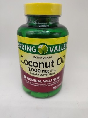 Spring Valley Extra Virgin Coconut Oil General Health & Wellness Softgels