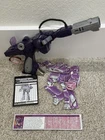 Transformers G1 1985 - Shockwave - Complete & Working w/data card+manual+box art