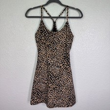 Outdoor Voices Dress Womens XS Leopard One Piece Athletic Tennis Golf Pickleball