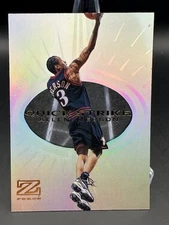 1997-98 Skybox Z-Force - Quick Strike Allen Iverson #4 QS (2 cards), The Answer