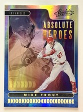 MIKE TROUT - 2020 PANINI ABSOLUTE HEROES - BLUE SPECTRUM PARALLEL # AH-1