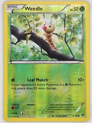 Weedle Reverse Holo Common XY Base Set 3/146