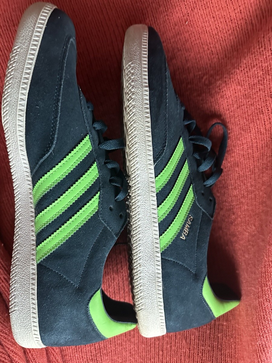 Adidas Originals Samba OG Q20603 Mens Deep Petrol Green Zest Adidas Originals Samba OG Q20603 Mens Deep Petrol Green Zest