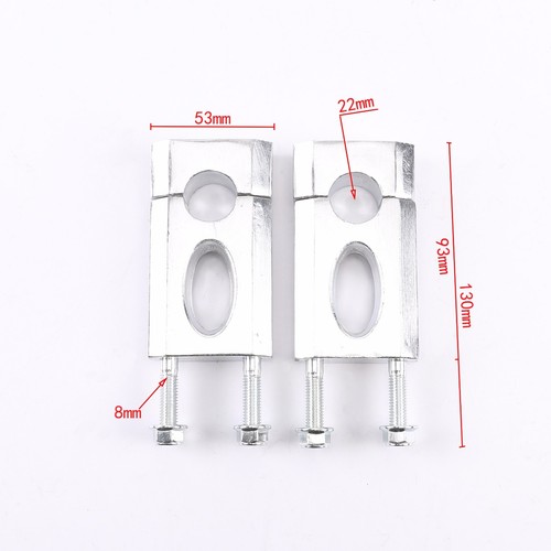 33mm 1.3'' Triple Tree Clamp Set For 50cc 70cc 110cc 125cc Dirt Pit Bike Taotao - Picture 9 of 13