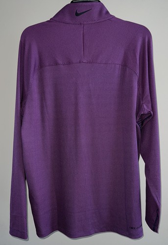 NIKE Dri-FIT ADV Vapor Quarter-Zip Golf Top Medium Purple DH0982-621 - Picture 5 of 6