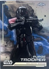 2024 Topps Chrome Star Wars Refractor SP 82 Purge Trooper Obi-Wan Kenobi