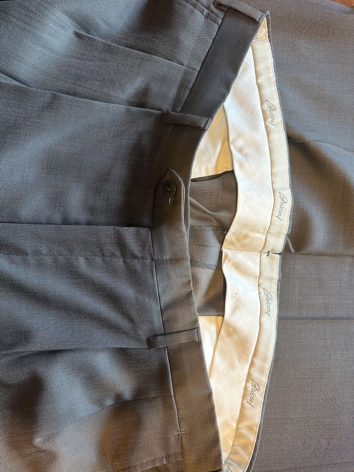 BRIONI Gray Pants XL - image 3