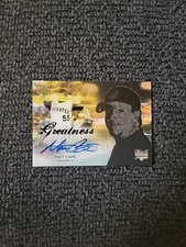 2006 UD Future Stars Baseball Matt Caps Clear Path To Greatness Auto SD0945