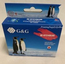 High-Yield BK/C/M/Y/GY/Red Ink For Epson 312XL 314XL Expression Photo XP15000