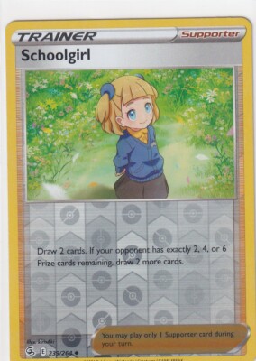 Pokemon TCG - Fusion Strike - Schoolgirl 239/264 - Foil - Trainer - Z2026 |  eBay