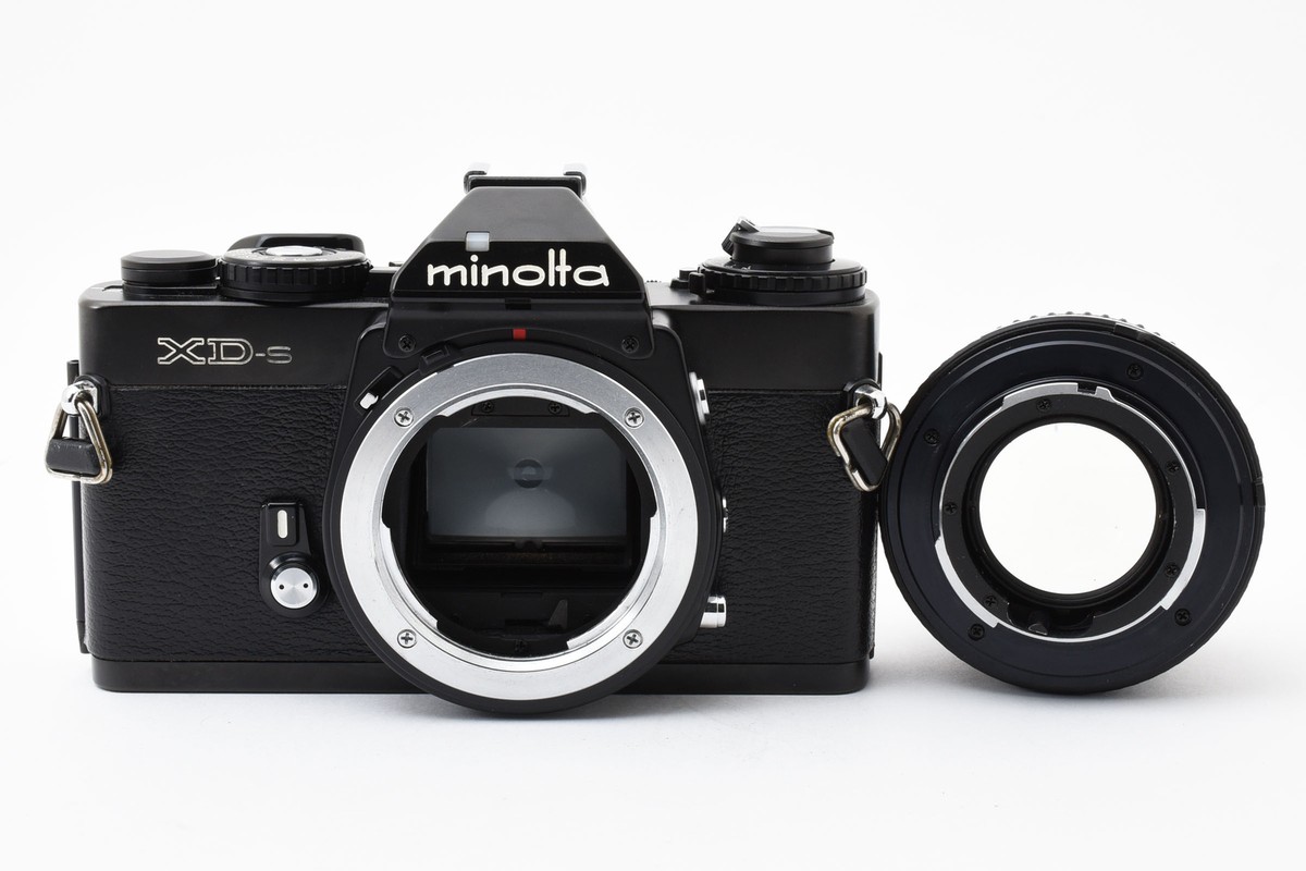 N MINT w/ Strap] Minolta XD-S Black SLR Camera MD Rokkor