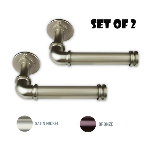 Industrial Pipe Design Single Toilet Paper/ Towel Holder ( Set of 2 ) - 第 1/5 張圖片