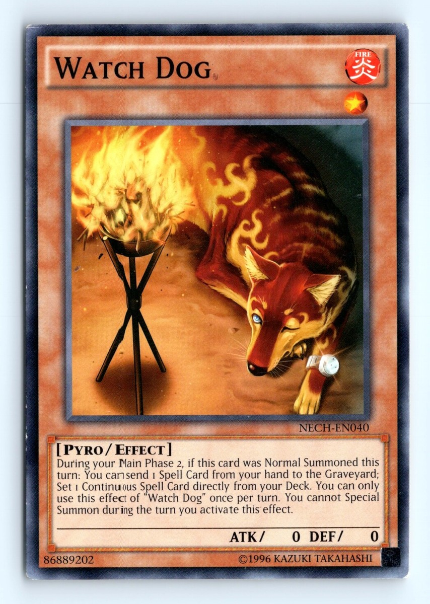 Yu-Gi-Uh Watch Dog #NECH-EN040 The New Challengers tcg LP | eBay
