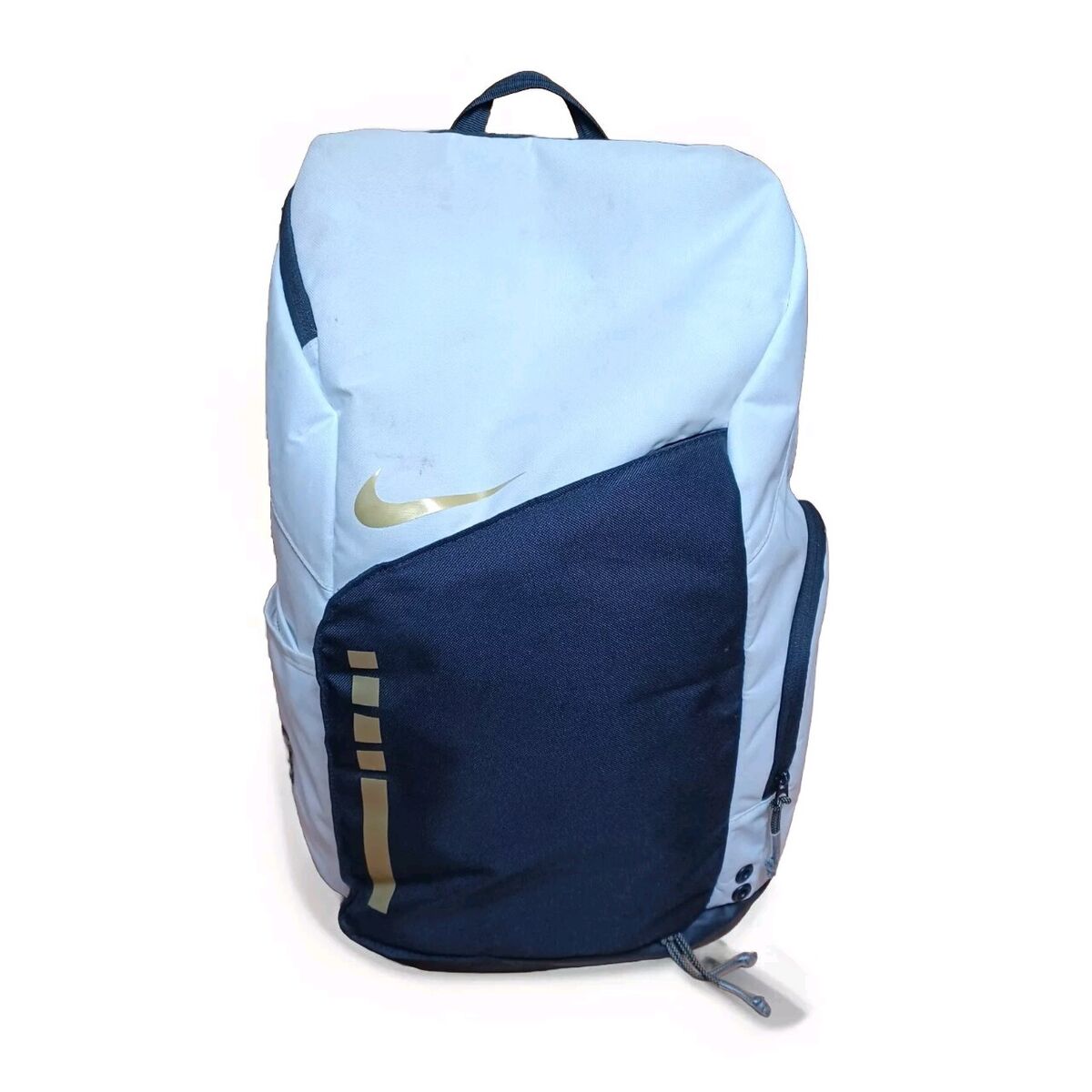 Nike Hoops Elite Backpack Basketball Bag White Black Gold Nike Hoops Elite Backpack Basketball Bag White Black Gold