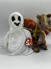Sheets Beanie Baby and Scorch Beanie Baby Beanie Babies Lot TY Dragon Ghost