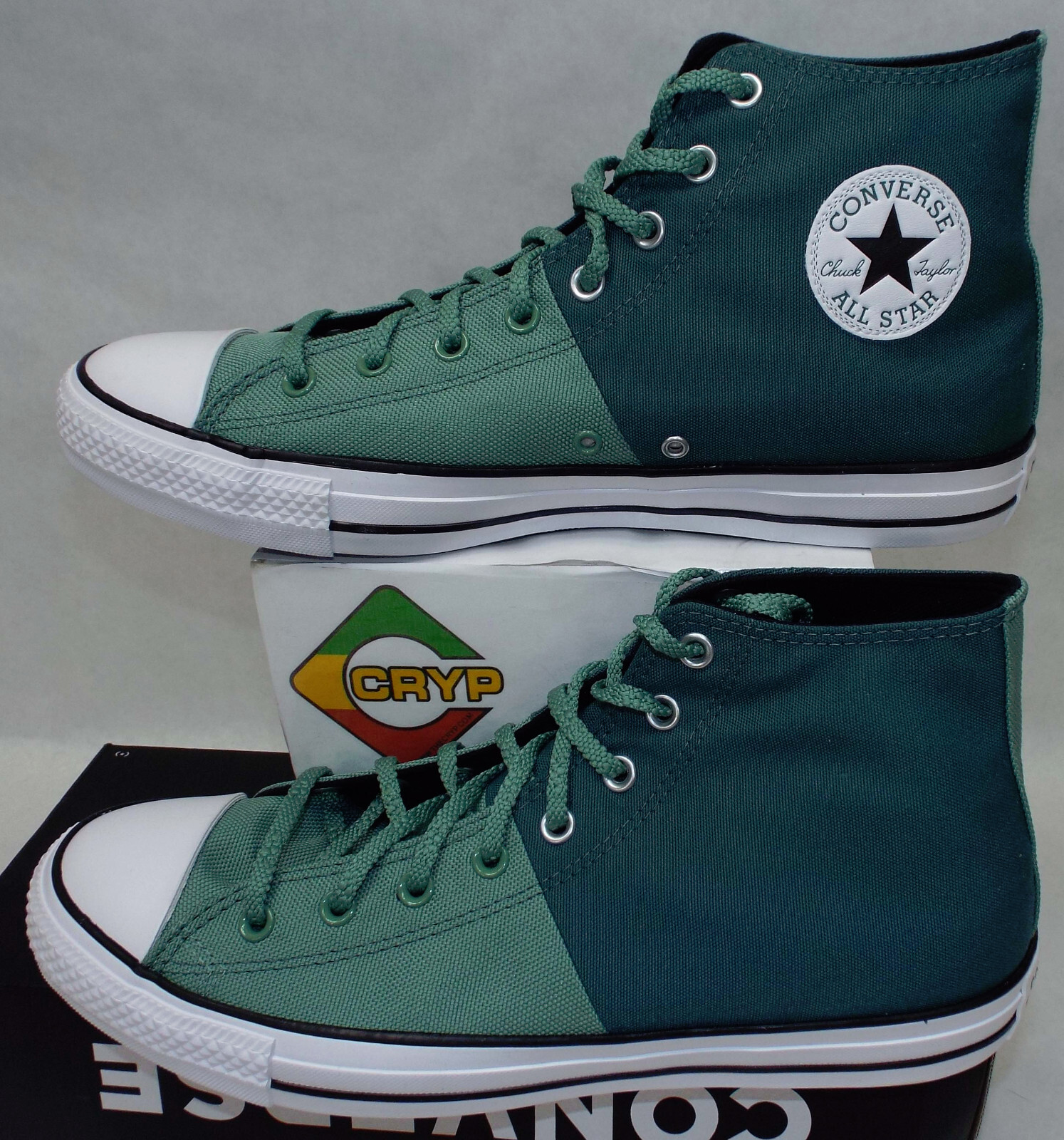 converse chucks pine green