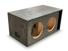 Resilient Sounds Dual 12" Gold Subwoofer Enclosure - Birch Ply - 4.0 Cu @ 33Hz