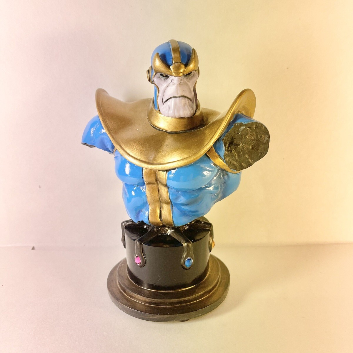 Marvel Figurine THANOS Mini Bust VINTAGE Statue In Perfect
