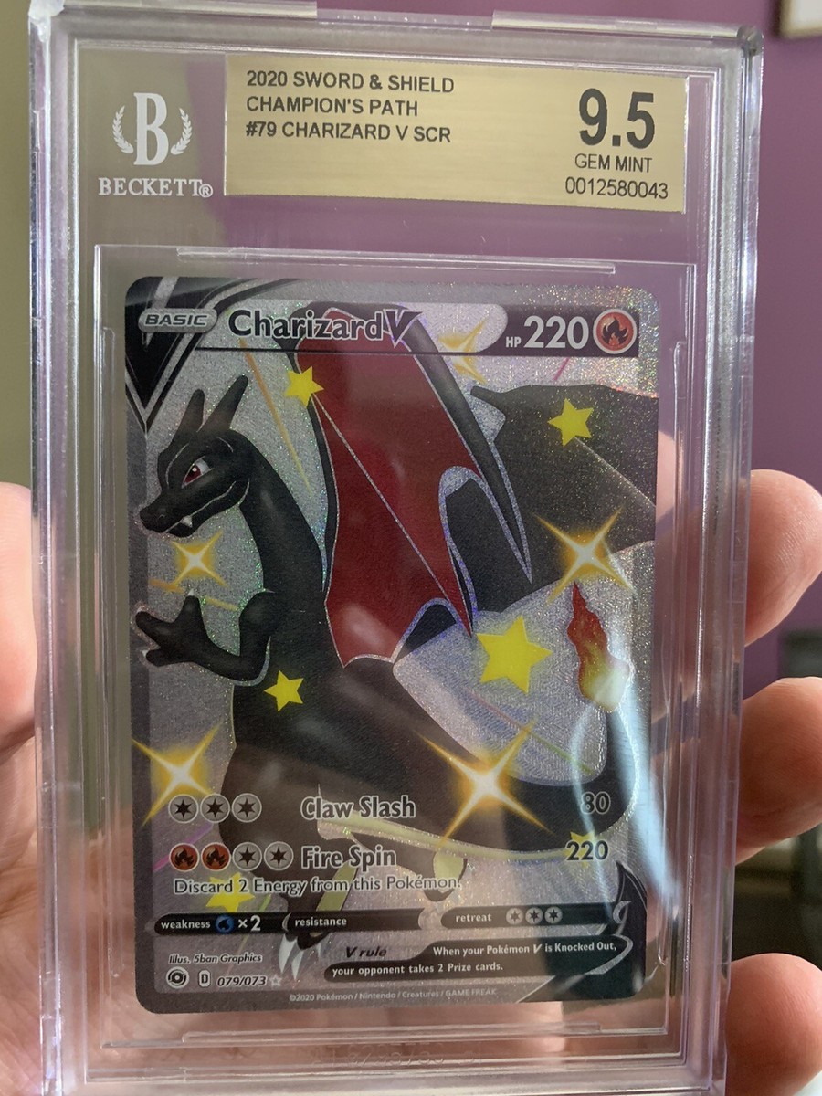 Pokemon Shiny Charizard V 079/073 Gem Mint BGS 9.5 Champions Pokemon Shiny Charizard V 079/073 Gem Mint BGS 9.5 Champions