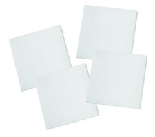 Blank Artist Canvas White Stretched Mini Art Craft 7.5cm X 7.5cm Pack of 4