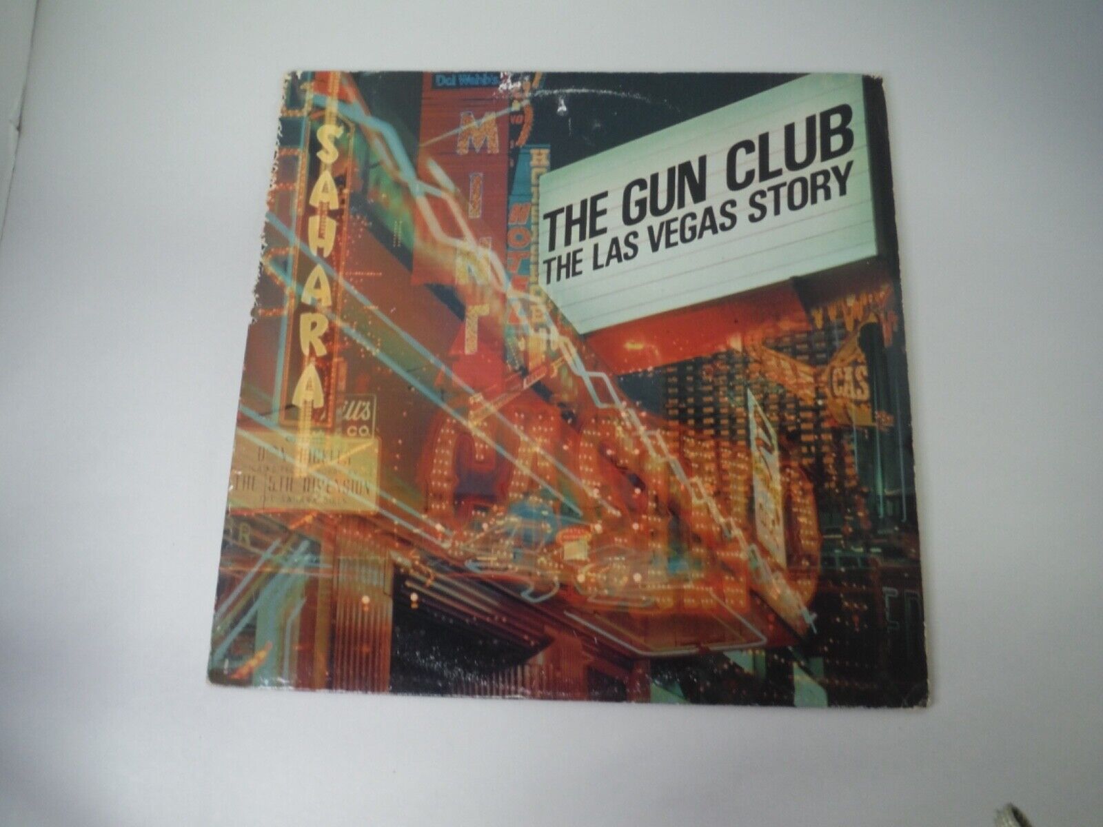 The Gun Club The Las Vegas Story LP M- Animal Records Cover has some damage-Good