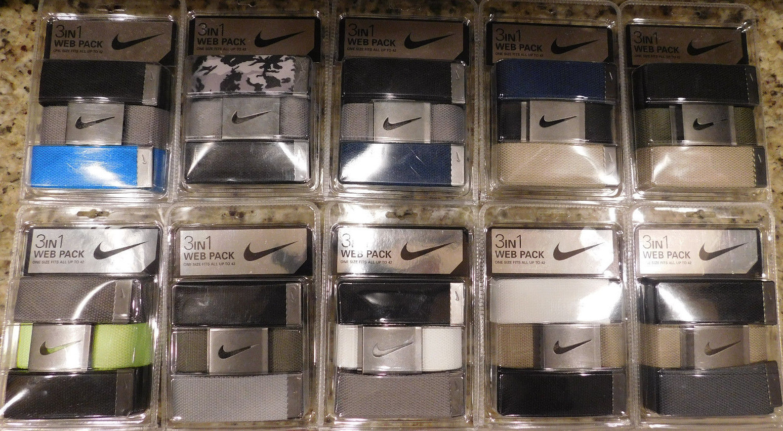 nike 3 in 1 web belt