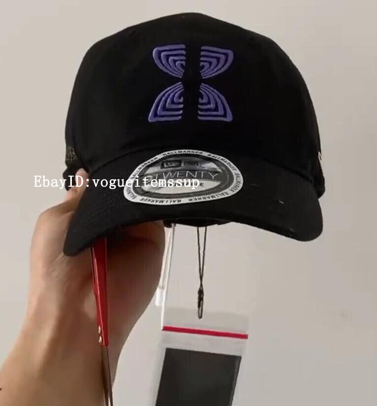 Purple butterfly embroidery kiko kostadinov peaked baseball cap attracts  iron