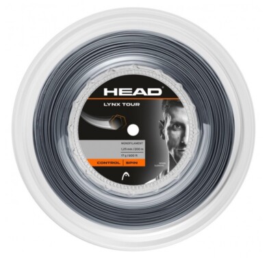 HEAD Lynx Tour (200m Rolle) : control- spin, grau 1,25 mm (UVP 150 )