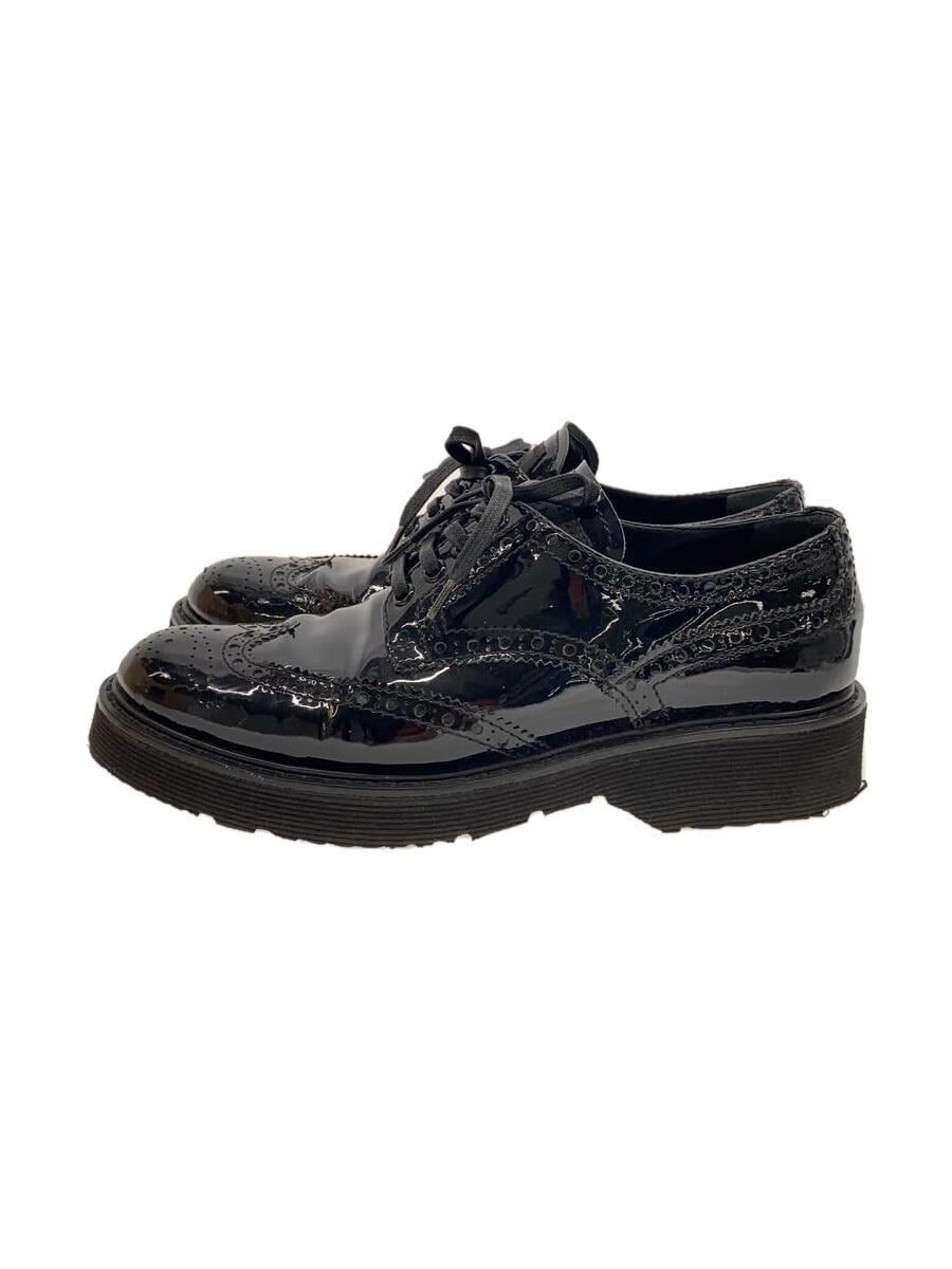 PRADA 3E5739 Dress Shoe Sport Wingtip 36.5 Black Enamel Used PRADA 3E5739 Dress Shoe Sport Wingtip 36.5 Black Enamel Used