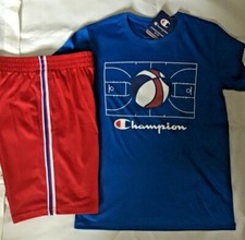 New Big Boy  s Champion 2pc set size 5/6